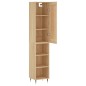 vidaXL Aparador de madera contrachapada roble Sonoma 34,5x34x180 cm vidaXL Aparador de madera contrachapada roble Sonoma 34,5x34x180 cm
