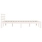 vidaXL Estructura de cama madera maciza blanco 120x200 cm vidaXL Estructura de cama madera maciza blanco 120x200 cm