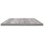 vidaXL Estantes pared 4 uds madera ingeniería gris Sonoma 80x30x1,5 cm