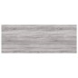 vidaXL Estantes pared 4 uds madera ingeniería gris Sonoma 80x30x1,5 cm