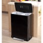 EKO Cubo de pedal E-Cube 28+18 L negro mate EKO Cubo de pedal E-Cube 28+18 L negro mate