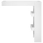 vidaXL Mesa de bar de pared madera contrachapada blanco 102x45x103,5cm vidaXL Mesa de bar de pared madera contrachapada blanco 102x45x103,5cm