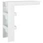 vidaXL Mesa de bar de pared madera contrachapada blanco 102x45x103,5cm vidaXL Mesa de bar de pared madera contrachapada blanco 102x45x103,5cm