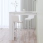 vidaXL Mesa de bar de pared madera contrachapada blanco 102x45x103,5cm vidaXL Mesa de bar de pared madera contrachapada blanco 102x45x103,5cm