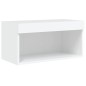 vidaXL Mueble para TV con luces LED blanco 60x30x30 cm