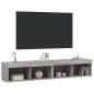 vidaXL Mueble de TV con luces LED gris Sonoma 80x30x30 cm