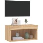 vidaXL Mueble para TV con luces LED roble Sonoma 60x30x30 cm vidaXL Mueble para TV con luces LED roble Sonoma 60x30x30 cm