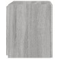 vidaXL Mueble de TV de pared con luces LED gris Sonoma 40,5x35x40 cm vidaXL Mueble de TV de pared con luces LED gris Sonoma 40,5x35x40 cm