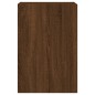 vidaXL Muebles de TV de pared 2 uds madera marrón roble 40,5x30x60 cm
