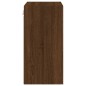 vidaXL Muebles de TV de pared 2 uds madera marrón roble 40,5x30x60 cm