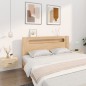 vidaXL Mesitas de noche de pared 2 uds color roble Sonoma 50x36x25 cm vidaXL Mesitas de noche de pared 2 uds color roble Sonoma 50x36x25 cm