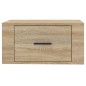 vidaXL Mesitas de noche de pared 2 uds color roble Sonoma 50x36x25 cm vidaXL Mesitas de noche de pared 2 uds color roble Sonoma 50x36x25 cm