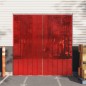 vidaXL Tira de cortina para puertas PVC rojo 200x1,6 mm 50 m vidaXL Tira de cortina para puertas PVC rojo 200x1,6 mm 50 m