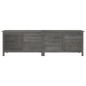 vidaXL Arcón jardín madera maciza abeto gris antracita 198,5x50x56,5cm vidaXL Arcón jardín madera maciza abeto gris antracita 198,5x50x56,5cm