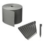 Nature Set de borde para jardín con picas gris 15 cm x 10 m Nature Set de borde para jardín con picas gris 15 cm x 10 m