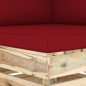 vidaXL Sofá de esquina seccional con cojines madera impregnada verde vidaXL Sofá de esquina seccional con cojines madera impregnada verde