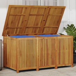 vidaXL Caja de almacenaje de jardín madera maciza acacia 150x80x75 cm