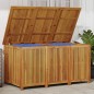 vidaXL Caja de almacenaje de jardín madera maciza acacia 150x80x75 cm vidaXL Caja de almacenaje de jardín madera maciza acacia 150x80x75 cm