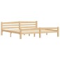 vidaXL Estructura de cama de madera maciza de pino 200x200 cm vidaXL Estructura de cama de madera maciza de pino 200x200 cm
