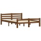vidaXL Estructura de cama madera maciza pino marrón miel 140x200 cm vidaXL Estructura de cama madera maciza pino marrón miel 140x200 cm