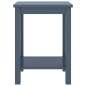 vidaXL Mesita de noche madera maciza de mango gris claro 40x30x50 cm