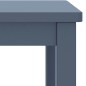 vidaXL Mesita de noche madera maciza de mango gris claro 40x30x50 cm