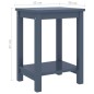 vidaXL Mesita de noche madera maciza de mango gris claro 40x30x50 cm
