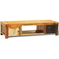 vidaXL Mueble para la TV vintage con 2 puertas madera reciclada