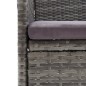 vidaXL Juego de comedor de jardín de 5 piezas gris vidaXL Juego de comedor de jardín de 5 piezas gris