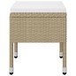 vidaXL Juego de comedor de jardín de 5 piezas beige vidaXL Juego de comedor de jardín de 5 piezas beige