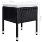 vidaXL Juego de comedor de jardín de 5 piezas negro vidaXL Juego de comedor de jardín de 5 piezas negro