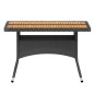 vidaXL Set comedor jardín 5 pzas ratán sintético y madera acacia negro vidaXL Set comedor jardín 5 pzas ratán sintético y madera acacia negro