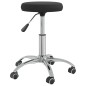 vidaXL Taburete de masajes terciopelo negro vidaXL Taburete de masajes terciopelo negro