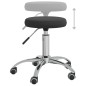 vidaXL Taburete de masajes terciopelo negro vidaXL Taburete de masajes terciopelo negro
