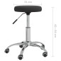 vidaXL Taburete de masajes terciopelo negro vidaXL Taburete de masajes terciopelo negro