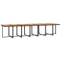 vidaXL Set comedor de jardín con cojines 15 pzas ratán sintético negro vidaXL Set comedor de jardín con cojines 15 pzas ratán sintético negro