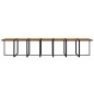 vidaXL Set comedor de jardín con cojines 15 pzas ratán sintético negro vidaXL Set comedor de jardín con cojines 15 pzas ratán sintético negro