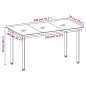 vidaXL Set comedor de jardín 7 pzas y cojines ratán sintético y vidrio vidaXL Set comedor de jardín 7 pzas y cojines ratán sintético y vidrio