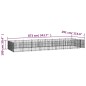 vidaXL Perrera de exterior de acero 25,4 m²