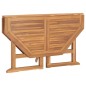 vidaXL Set de comedor de jardín plegable 5 pzas madera maciza de teca vidaXL Set de comedor de jardín plegable 5 pzas madera maciza de teca