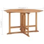 vidaXL Set de comedor de jardín plegable 5 pzas madera maciza de teca vidaXL Set de comedor de jardín plegable 5 pzas madera maciza de teca