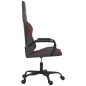 vidaXL Silla gaming cuero sintético negro y rojo vino tinto vidaXL Silla gaming cuero sintético negro y rojo vino tinto