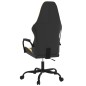 vidaXL Silla gaming cuero sintético negro y dorado vidaXL Silla gaming cuero sintético negro y dorado