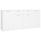 vidaXL Aparador de madera de ingeniería negro 160x36x75 cm vidaXL Aparador de madera de ingeniería negro 160x36x75 cm