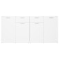 vidaXL Aparador de madera de ingeniería negro 160x36x75 cm vidaXL Aparador de madera de ingeniería negro 160x36x75 cm