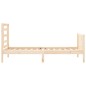 vidaXL Estructura de cama con cabecero madera maciza vidaXL Estructura de cama con cabecero madera maciza