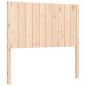 vidaXL Estructura de cama con cabecero madera maciza 100x200 cm vidaXL Estructura de cama con cabecero madera maciza 100x200 cm
