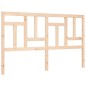 vidaXL Estructura de cama con cabecero madera maciza 160x200 cm