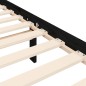 vidaXL Estructura de cama con cabecero madera maciza negro 200x200 cm vidaXL Estructura de cama con cabecero madera maciza negro 200x200 cm