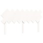 vidaXL Estructura de cama con cabecero madera maciza blanco 160x200 cm vidaXL Estructura de cama con cabecero madera maciza blanco 160x200 cm